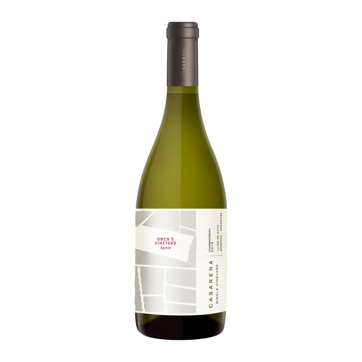 Casarena SV Owens Chardonnay bottle