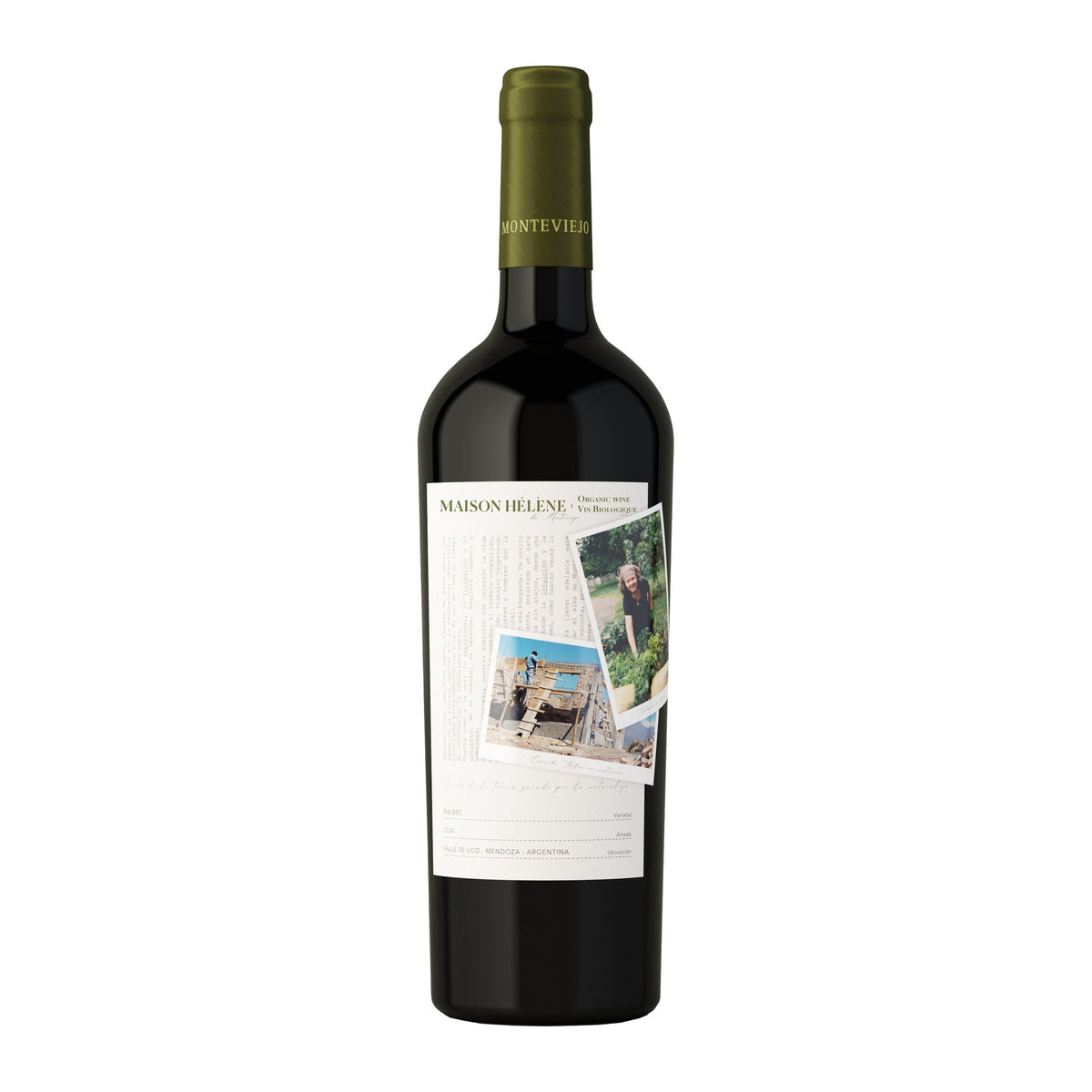 Maison Hélène Malbec Organic bottle