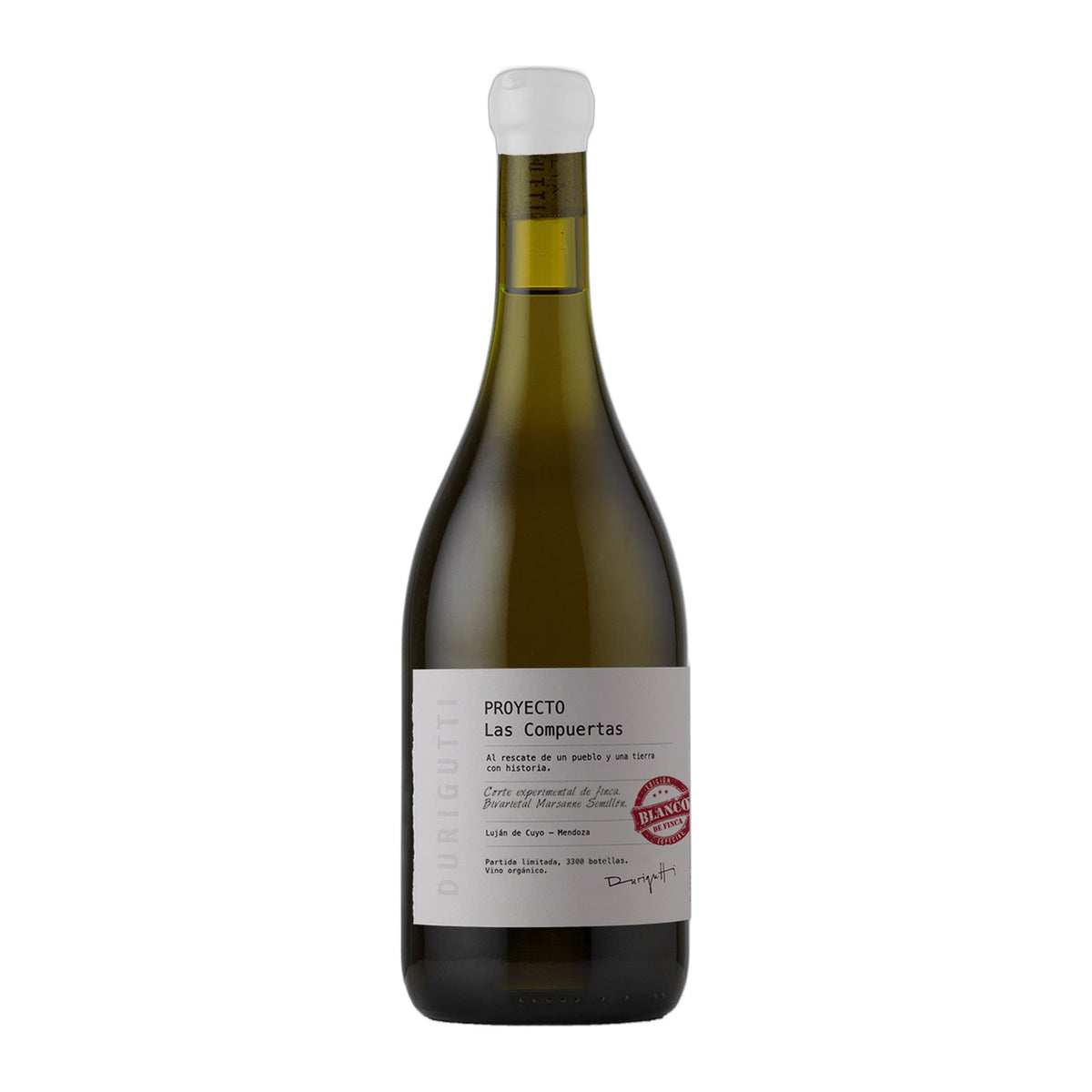 Proyecto Las Compuertas Blanco de Finca bottle