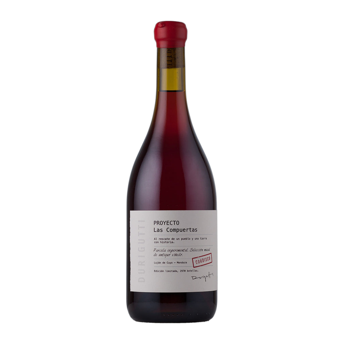 Proyecto Las Compuertas Cordisco bottle