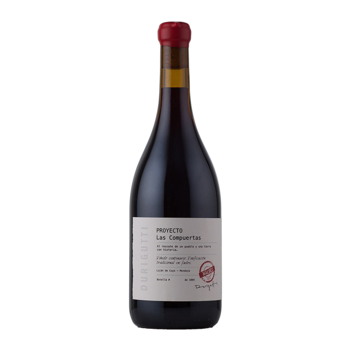 Proyecto Las Compuertas Malbec 1914 bottle