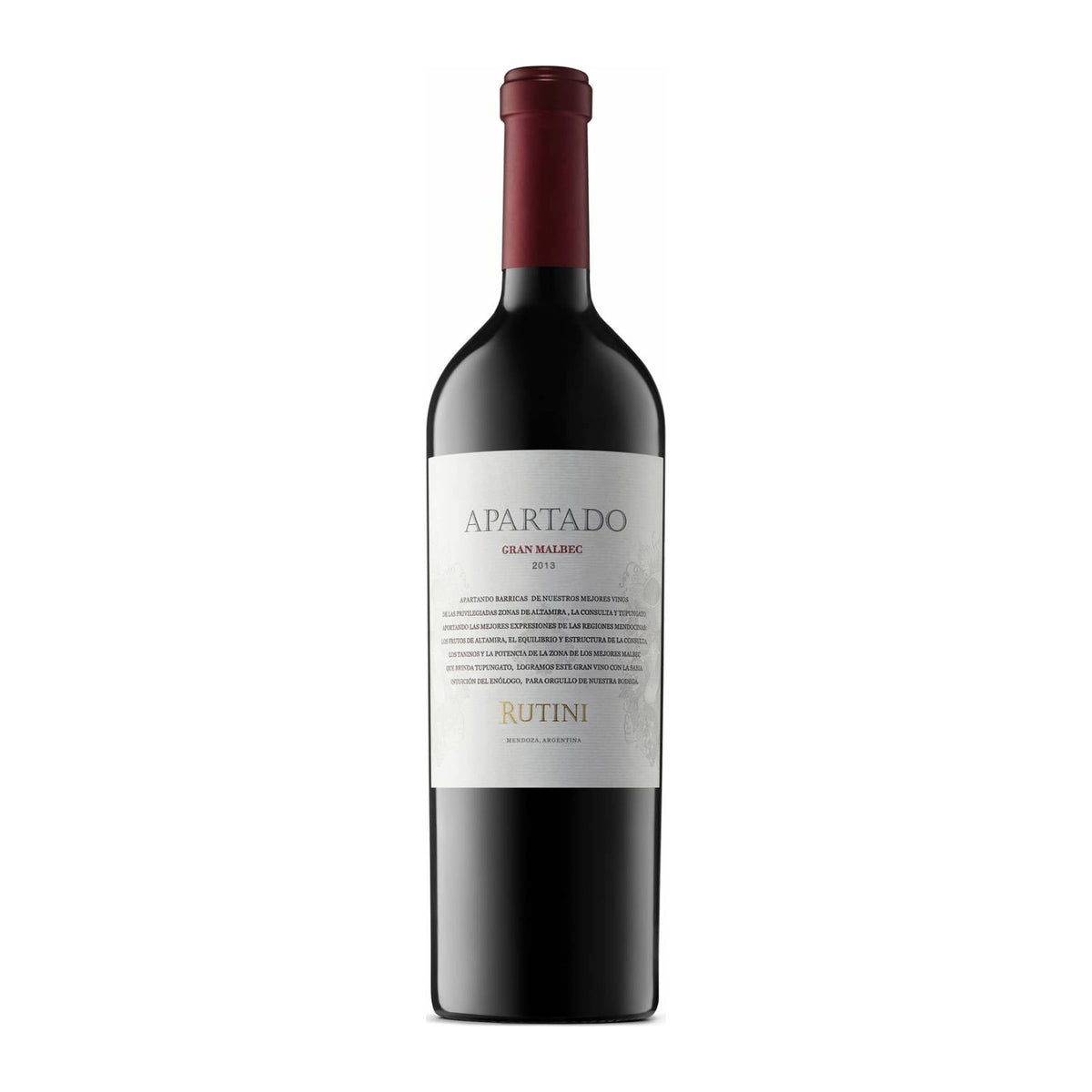 Rutini Apartado Grand Malbec bottle